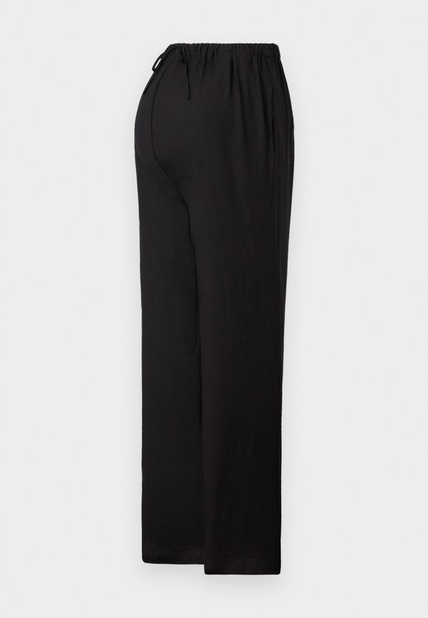 LINEN BLEND WIDELEG - Trousers3