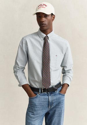 GANT, BANKER STRIPE CLASSIC OXFORD-HEMD - Overhemd - dark emerald