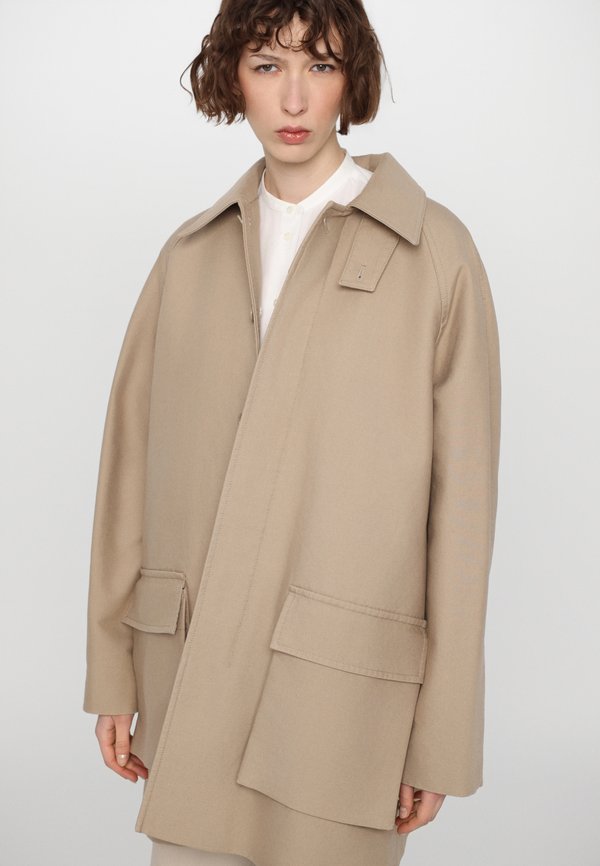 PATCH POCKET JACKET - Short coat - khaki beig2