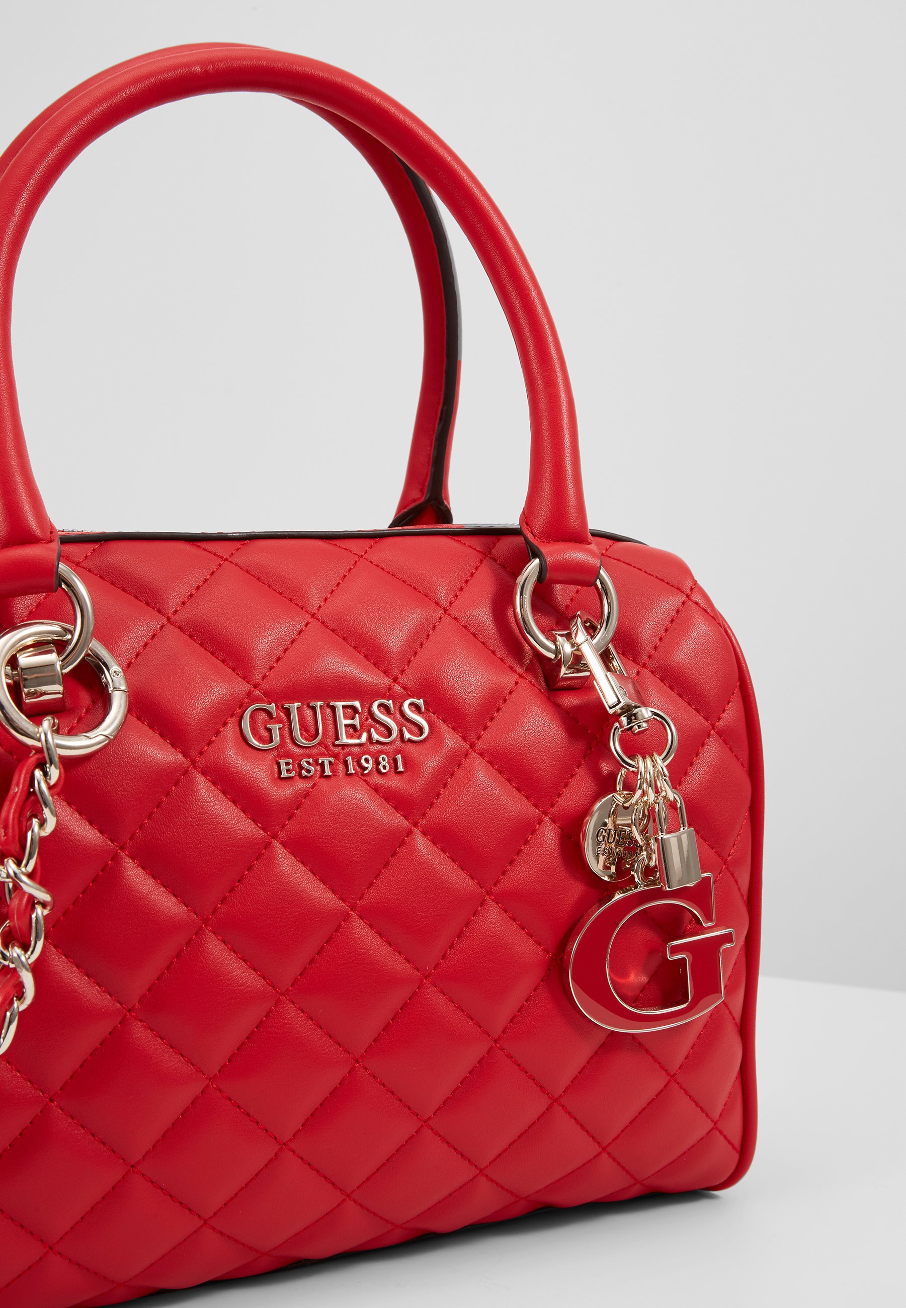Guess MELISE BOX SATCHEL Håndveske red Zalando.no Guess MELISE BOX SATCHEL Håndveske red Zalando.no