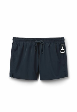 IUMAN Intimissimi Uomo, SOLID-COLOUR WITH BOTTLE OPENER - Badeshorts - blue