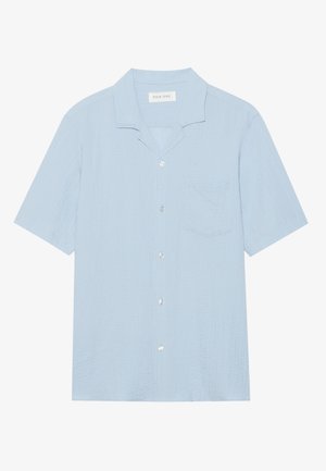 Pier One TEXTURED SHORT SLEEVE - Hemd - chambray blue