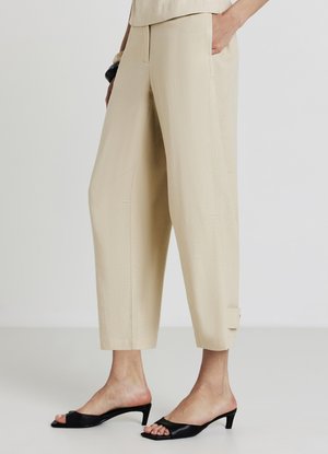 BALLOON CON ALAMARI - Pantaloni - beige