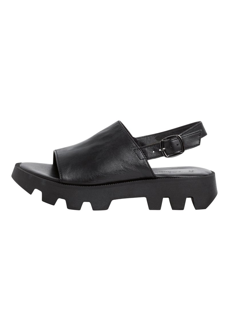 s.Oliver Platform sandals - black