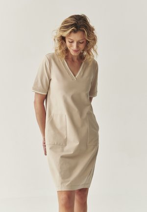 TATUUM RALIJA - Jersey dress - beige