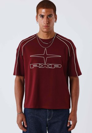 KNOCKOUT - T-shirt print - bordeaux