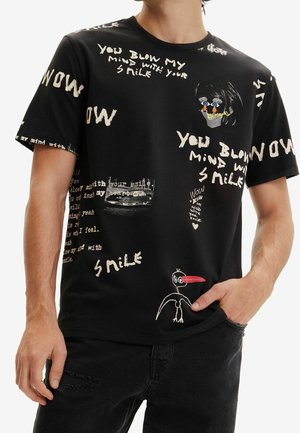 T-Shirt print - black