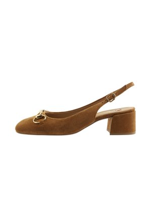 SLINGPUMPS EMMA - Classic heels - camel