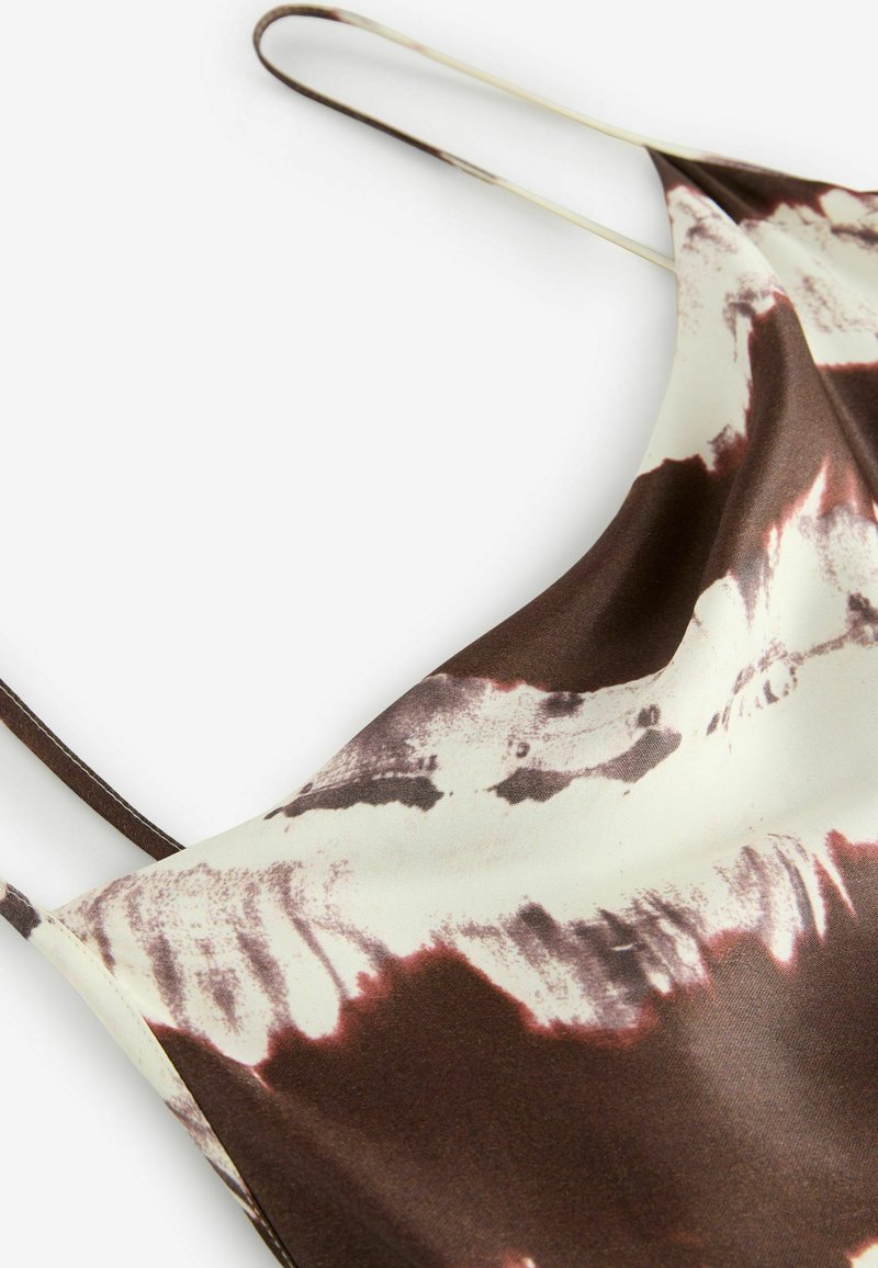 Next Robe de cocktail - cream brown cow print/marron - ZALANDO.FR