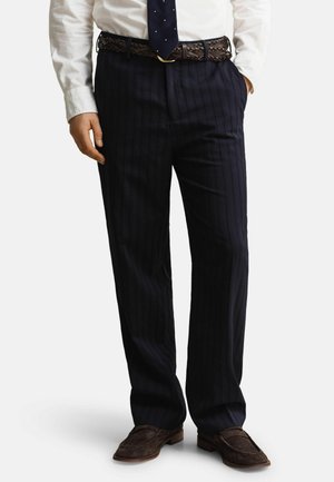 TONAL PINSTRIPED - Anzughose - evening blue