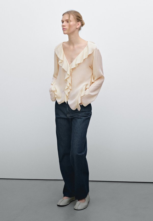 RUFFLED WITH ASYMMETRIC HEM  - Blouse2