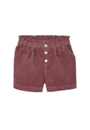 Vertbaudet, VERTBAUDET MÄDCHEN PAPERBAG-SHORTS AUS CORD - Shorts - malve