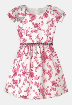 DRESS ABITO PROVENCE MIKADO RAMAGE CHIC GRANDE - Cocktailkleid/festliches Kleid - panna/amarena
