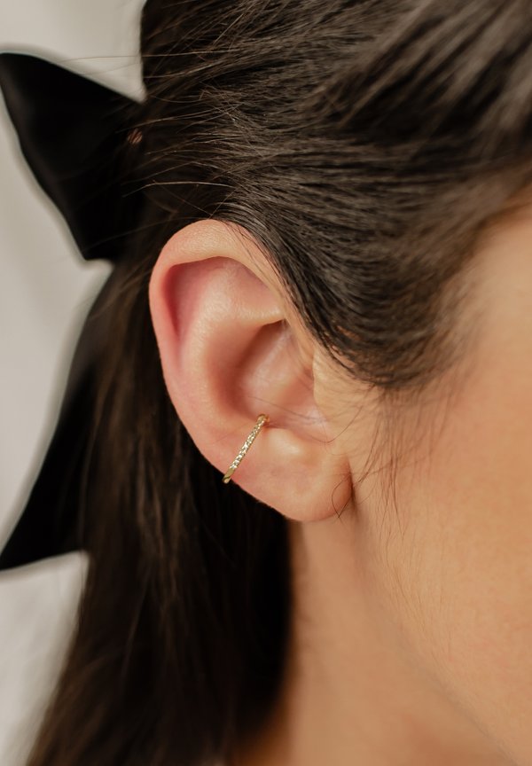 ZIRCON SINGLE EAR CUFF - Ohrringe - goldfarben