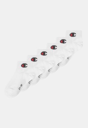 KIDS QUARTER 6 PACK UNISEX - Calze sportive - white