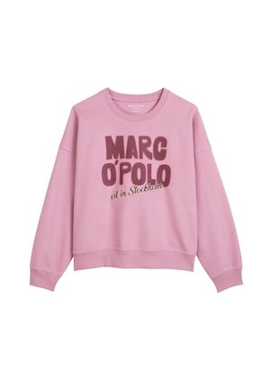 MIT UMSTICKTEM LOGO - Sweatshirt - berry pink