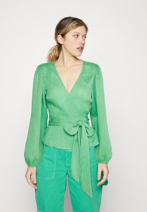 Gina Tricot MOA WRAP - Blouse - zephyr green
