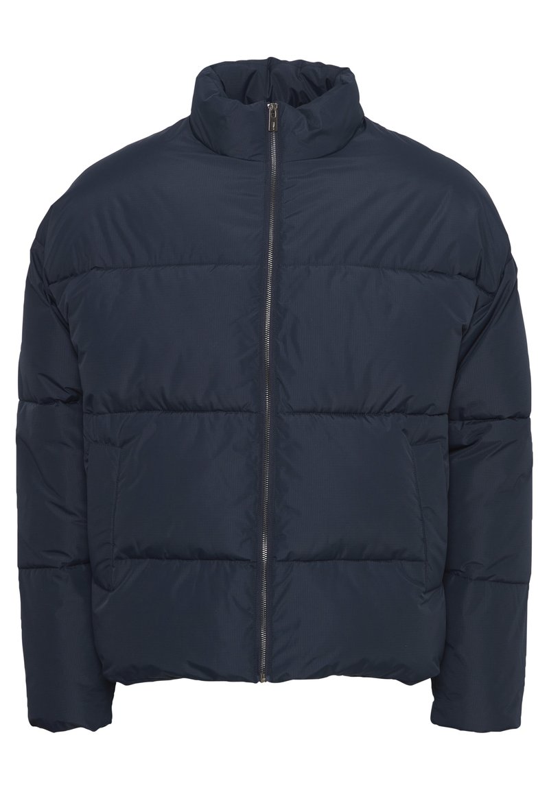 Solid Winterjas blauw Solid Winterjas blauw