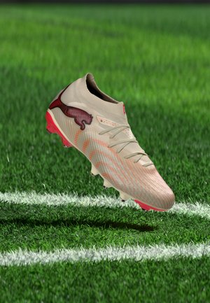 Puma, FUTURE 9 PRO FG/AG - Футболни обувки за твърд терен - sugared almond-puma white-ultra red-puma black