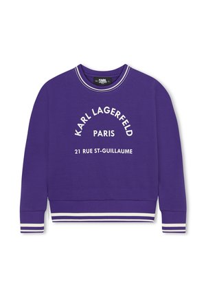 Sweatshirt - dark purple