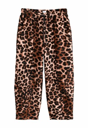 REGULAR FIT - Pantaloni - animal print