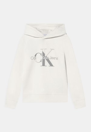 REFLECTIVE MONOGRAM LOGO HOODIE - Top s dlouhým rukávem - ivory