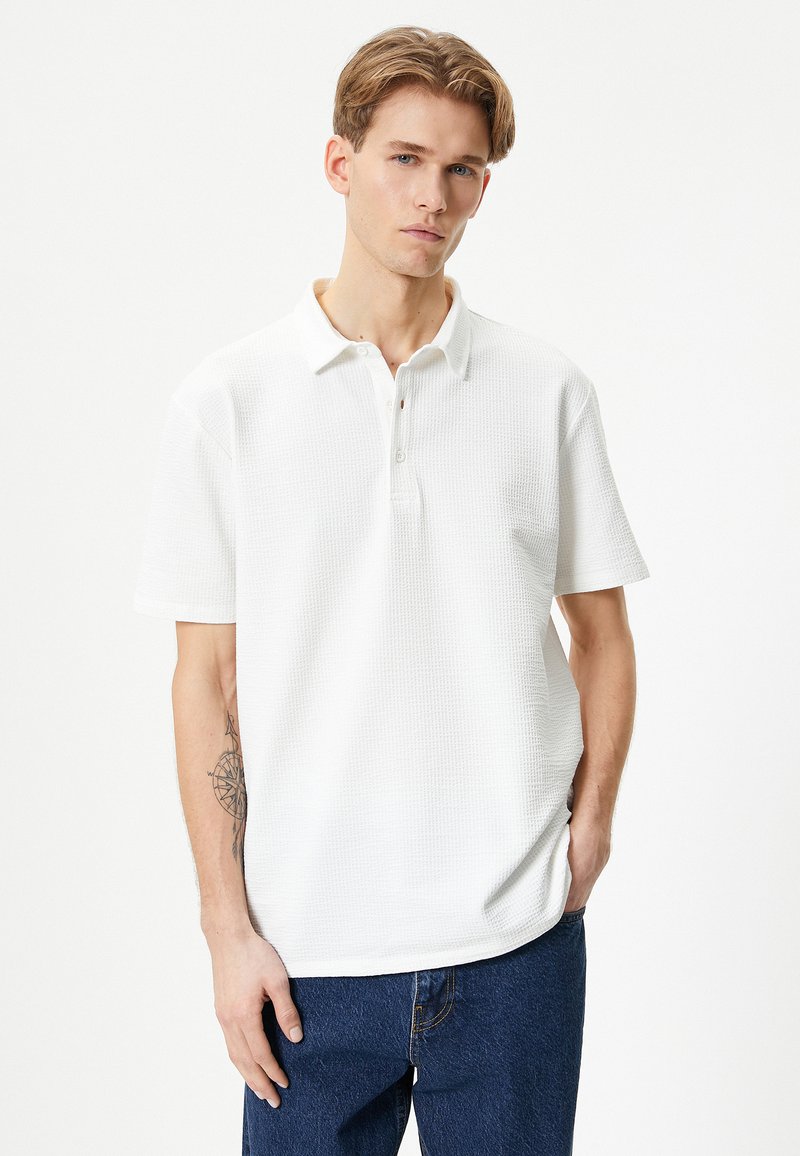 Koton TEXTURED  - Poloshirt - white