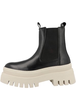 Tamaris, Botines con plataforma - blk lea ivory