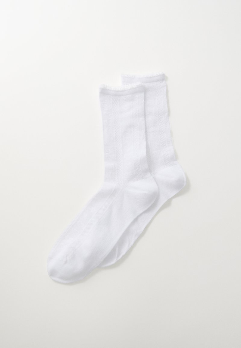 Lindex - HEART 2 PACK - Socks - white, Enlarge