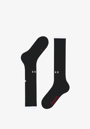 FALKE, RU COMPRESSION ENERGY LIGHT W RUNNING KNIESTRÜMPFE - Kniekousen - black