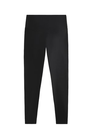 OYSHO COMFORTLUX SUPER HIGH RISE ANKLE-LENGTH WITH POCKETS - Tajice - black