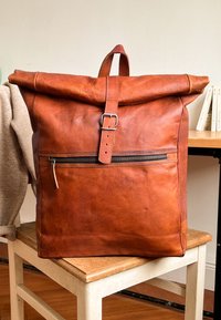 Gusti Leder MILO - Dagryggsäck - braun