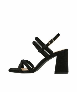 BIACHARLENE CROSS - Sandalen met hoge hak - black