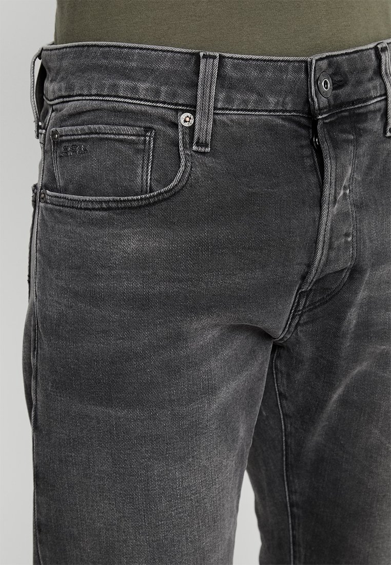 Herren Skinny Fit | G-Star 3301 SLIM Jeans Slim Fit nero black stretch denim antic charcoal/black denim - TI30861 Herren Skinny Fit | G-Star 3301 SLIM Jeans Slim Fit nero black stretch denim antic charcoal/black denim - TI30861