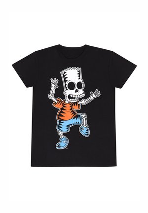 SIMPSONS SKELETON BART - T-Shirt print - black