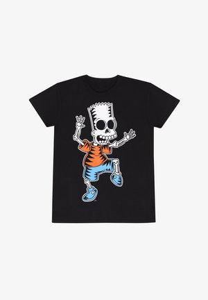 Henry Tiger SIMPSONS SKELETON BART - T-Shirt print - black