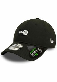 New Era 9TWENTY STRAPBACK SILICON PATCH - Gorra - black