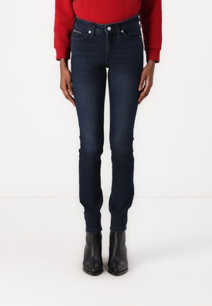 MID RISE SKINNY - Jeans Skinny Fit - denim black