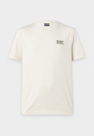 EA7 Emporio Armani, TRAIN REFINED TEE - Βασικό μπλουζάκι - almond milk