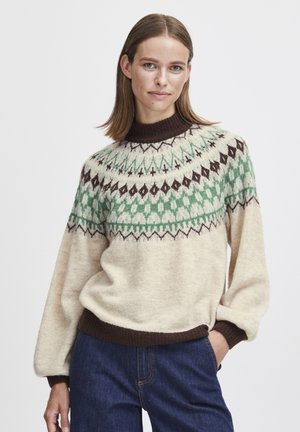 b.young BYMARITNE - Strickpullover - beige