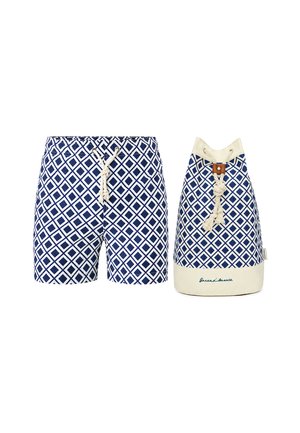 Gassa d’Amante BADESHORTS & STRANDTASCHE (2TLG. SET) VIESTE UNISEX - Badeshorts - dunkelblau-dunkelblau