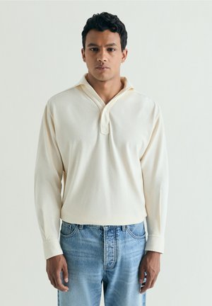 Scalpers, SCALPERS ICON LS POLO - Bluză cu mânecă lungă - cream