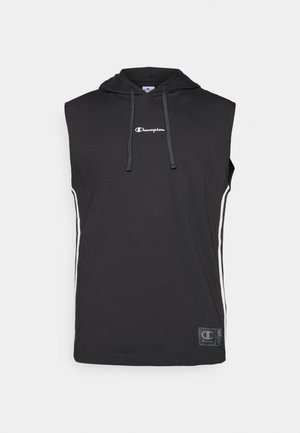 Champion SLEEVELESS HOODIE - Trükipildiga T-särk - black