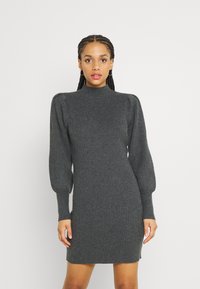 ONLY - KATIA L S NOOS - Pulóverruha - dark grey melange Miniatűr kép 1