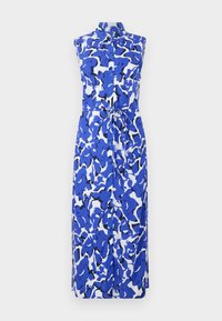 YASSAVANNA LONG DRESS - Srajčna obleka - star white/dazzling blue