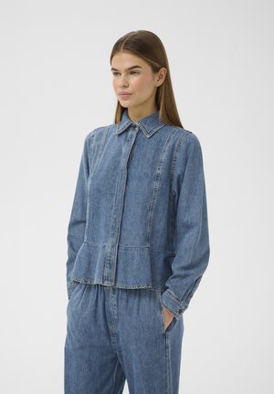 SOPHINA - Gombos blúz - washed medium blue denim