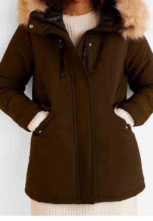 Mango Abrigo de invierno - khaki