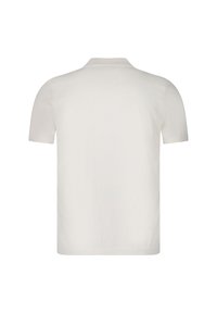 Korte mouwen, ronde hals t-shirt in off-white katoen met een gladde textuur en zonder zichtbare patronen of accenten. Eenvoudig en solide ontwerp.