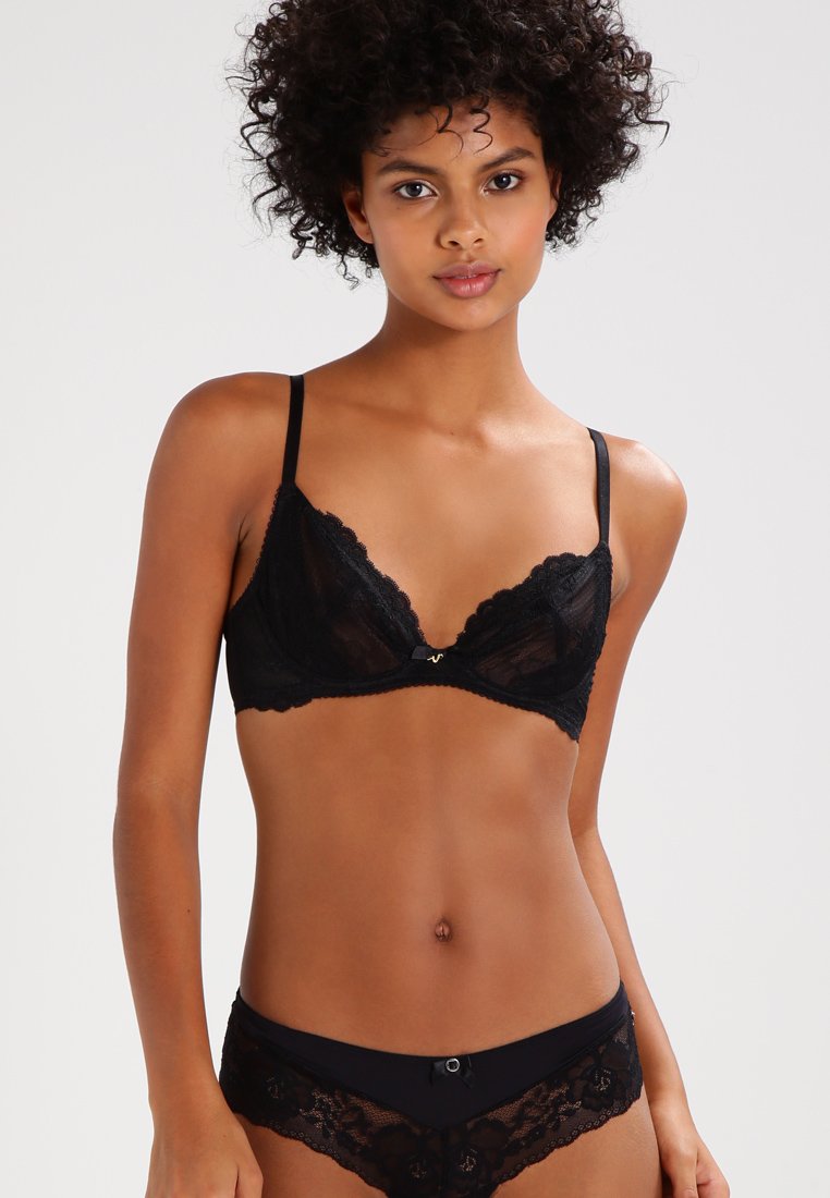 Gossard - SUPERBOOST NON PADDED PLUNGE BRA - Merevítős melltartó - black, Nagyítás