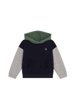 MAKARIO - Sweat à capuche - navy/grey